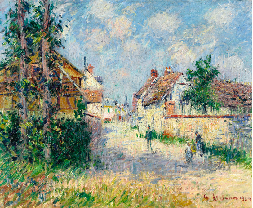 RUE À SAINT-CYR-DU-VAUDREUIL - Gustave Loiseau - Alpha Reproduction