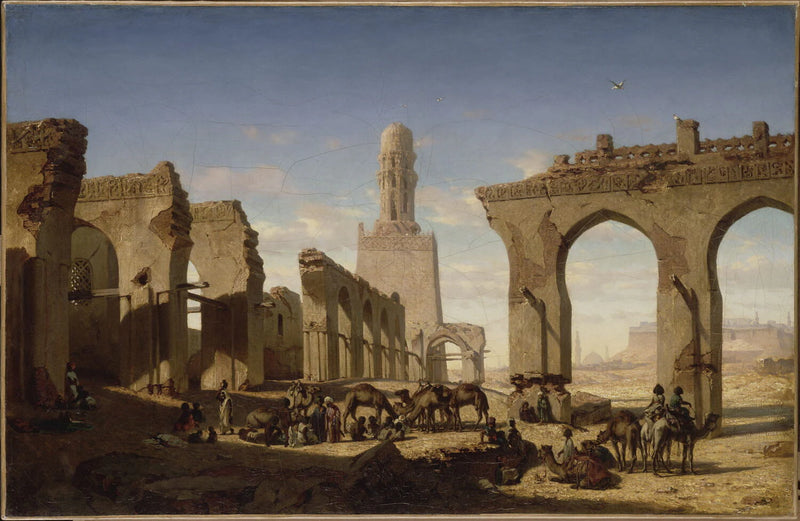 Ruines de la mosquée du khalife Hakem au Caire - Prosper Marilhat