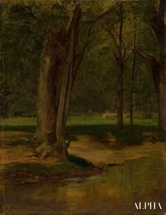 Trout Stream, North Conway - George Inness - Reproductions de tableaux et peintures haut de gamme