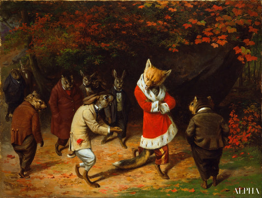 Sa Majesté reçoit, 1855 - William Holbrook Beard - Reproductions de tableaux et peintures haut de gamme