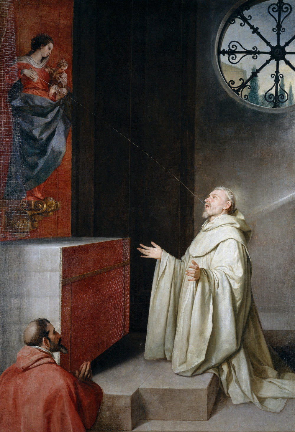 Saint Bernard et la Vierge - Alonso Cano image 1 reproduction d’œuvre d’art à l’huile