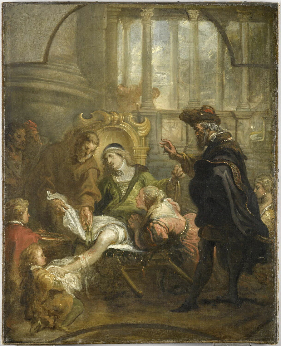 Saint François de Paule guérissant Jean Caratello - Theodoor van Thulden