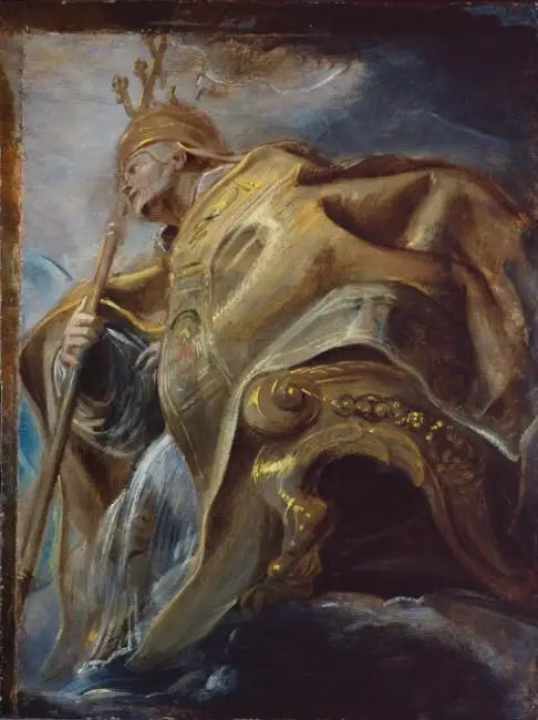 Saint Grégoire le Grand - Peter Paul Rubens image 1 copie peinte à la main à l’huile