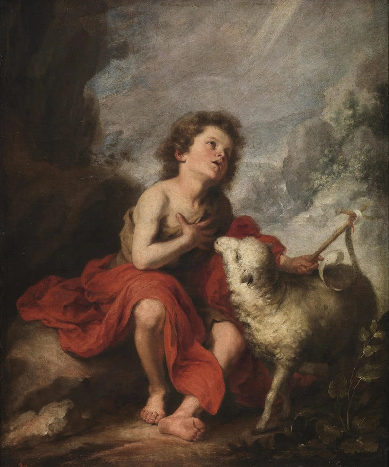 सेंट जीन बपतिस्मा बच्चा - बारटोलोमे़ Esteban Murillo