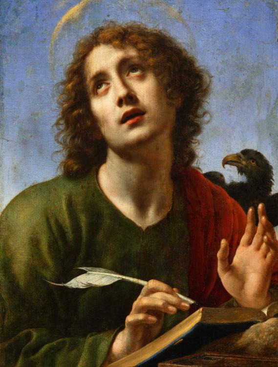 Saint Jean l'Évangéliste - Carlo Dolci image 1 copie peinte à la main à l’huile