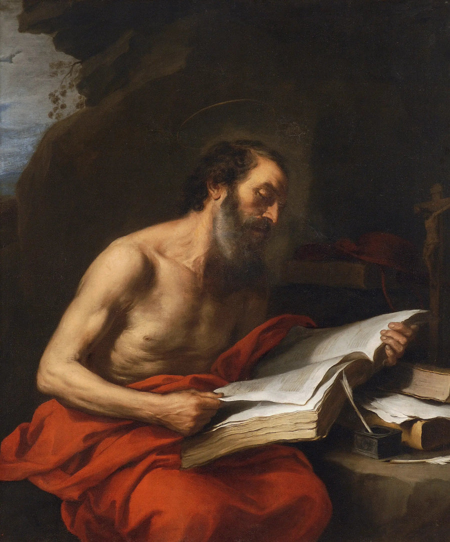 सेंट जेरोम - बार्टोलोमे़ Esteban Murillo