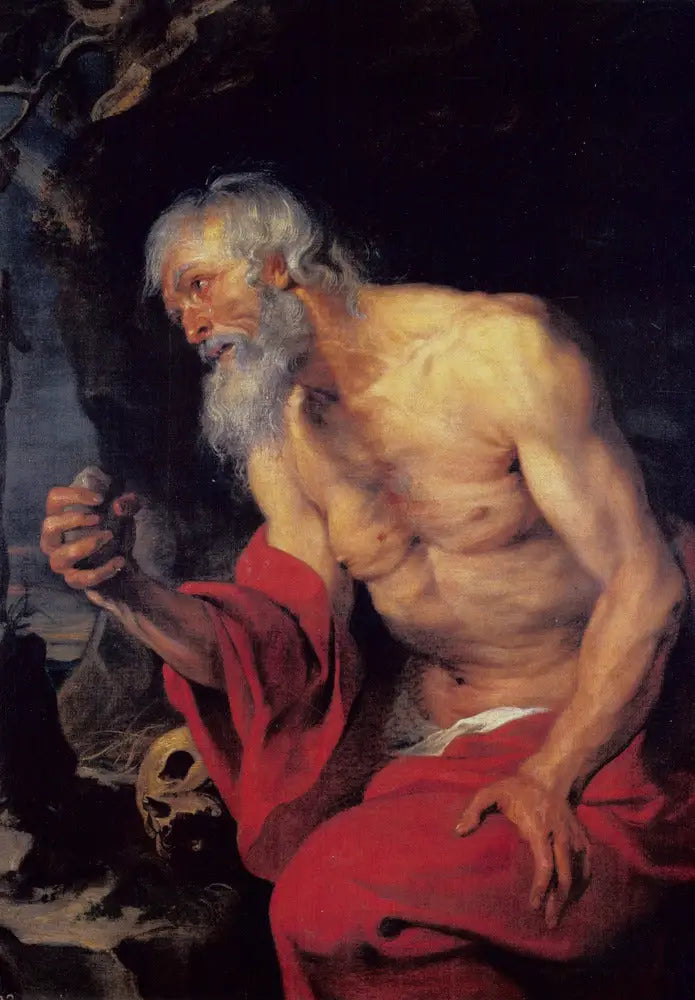 सेंट जेरोम में तपस्या - Antoine van Dyck