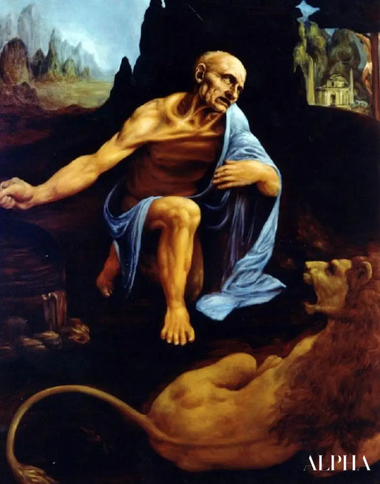 Saint Jérôme - Léonard de Vinci - Reproductions de tableaux et peintures haut de gamme