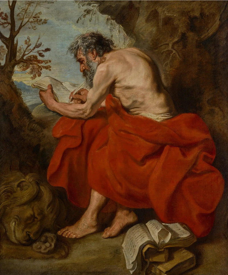 सेंट जेरोम, लगभग 1615-1616 - Antoine van Dyck