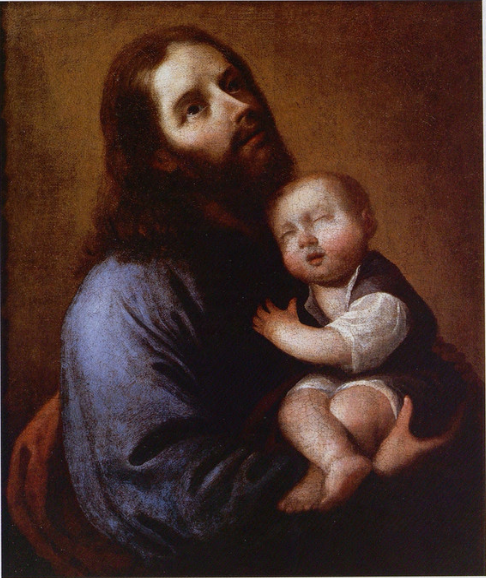 Saint Joseph et l’Enfant Jésus - Francisco de Zurbarán - Alpha Reproduction