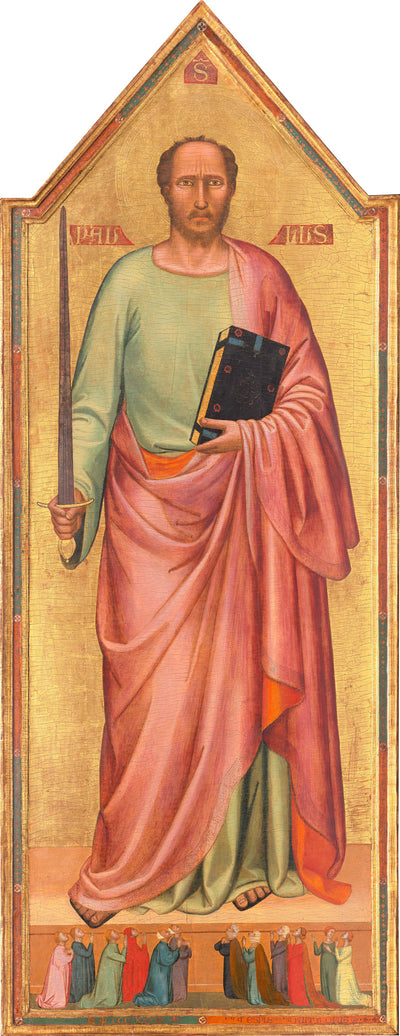 Saint Paul et un groupe de fidèles - Bernardo Daddi - Alpha Reproduction