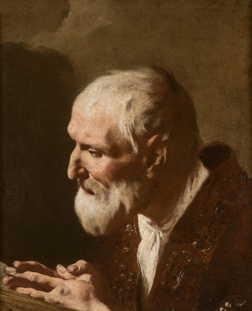 Saint Philippe Néri en prière - Giovanni Battista Piazzetta image 1 copie peinte à la main à l’huile