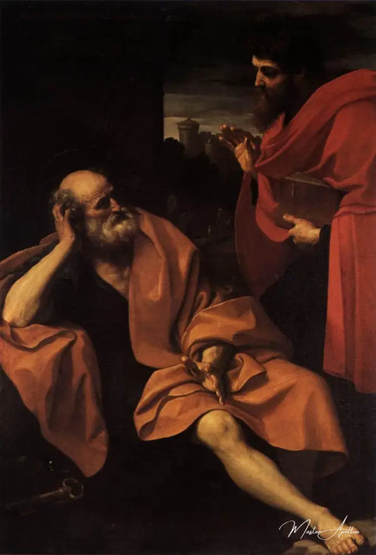 Saint-Pierre et Saint-Paul - Guido Reni Reproductions de tableaux à la peinture à l’huile