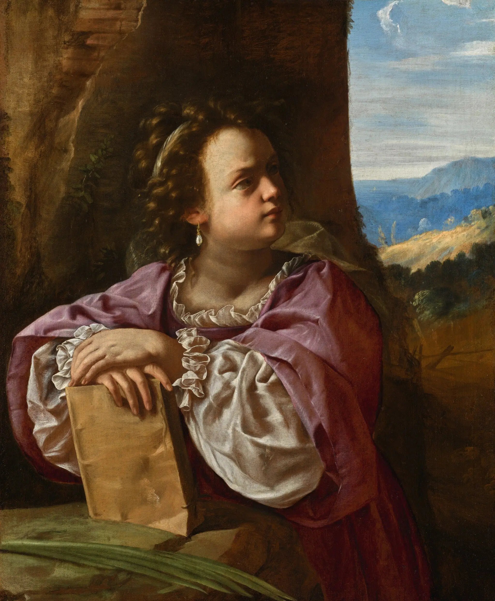 Sainte Catherine d’Alexandrie - Artemisia Gentileschi - Alpha Reproduction