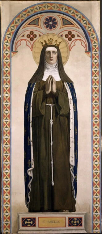 Sainte Isabelle de France (1225-1270) - Jean-Auguste-Dominique Ingres