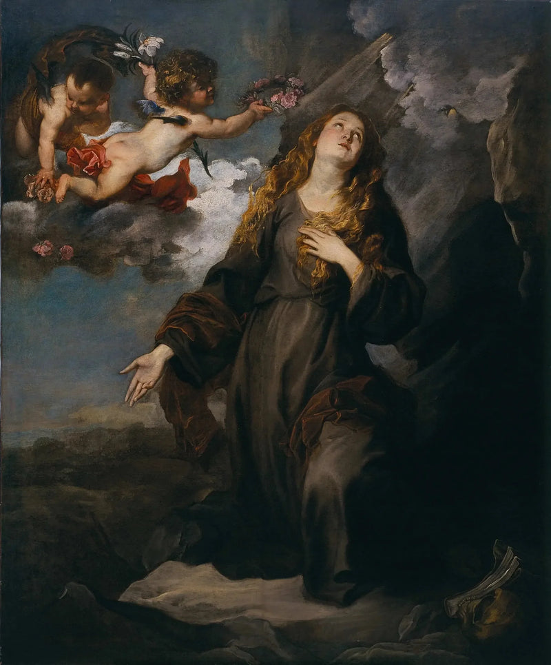 सेंट रोजालिया महिमा में - Antoine van Dyck