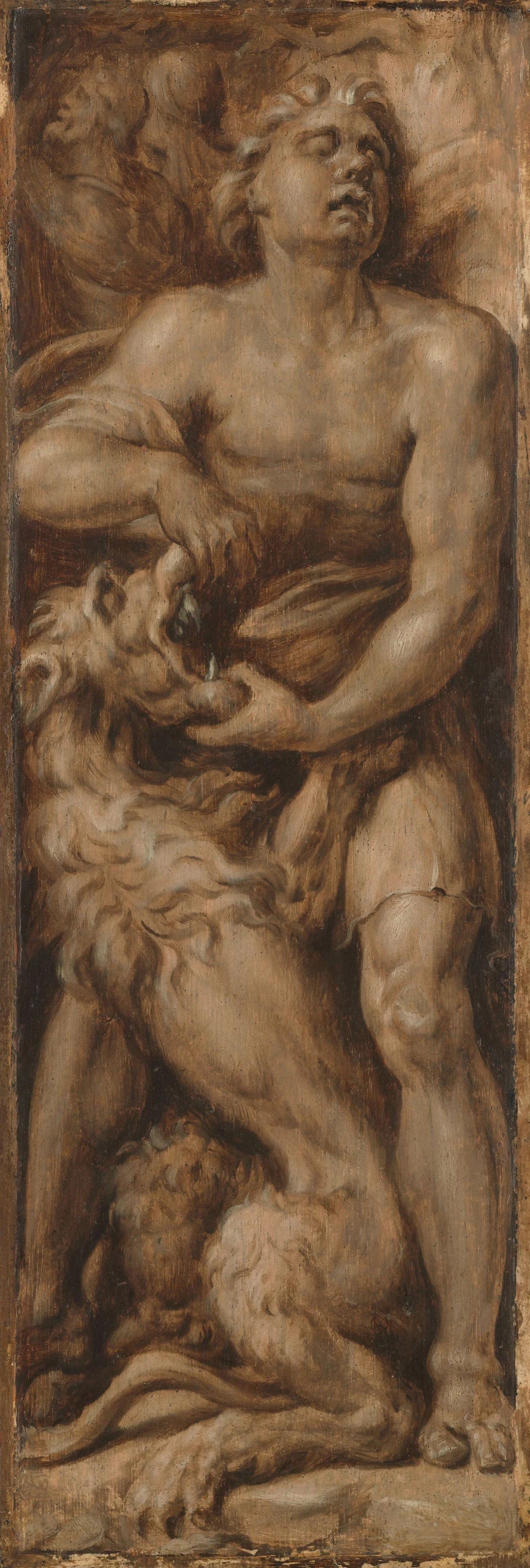 Samson déchire le lion - Maarten van Heemskerck