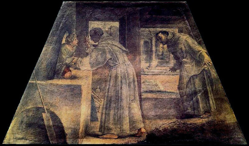 San Diego sauve le garçon endormi dans le four - Annibale Carracci image 1 reproduction de peinture à l’huile