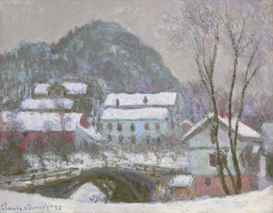 Sandviken, Norvège, effet de neige de Claude Monet, 1895 – collection privée, Wildenstein 1398
