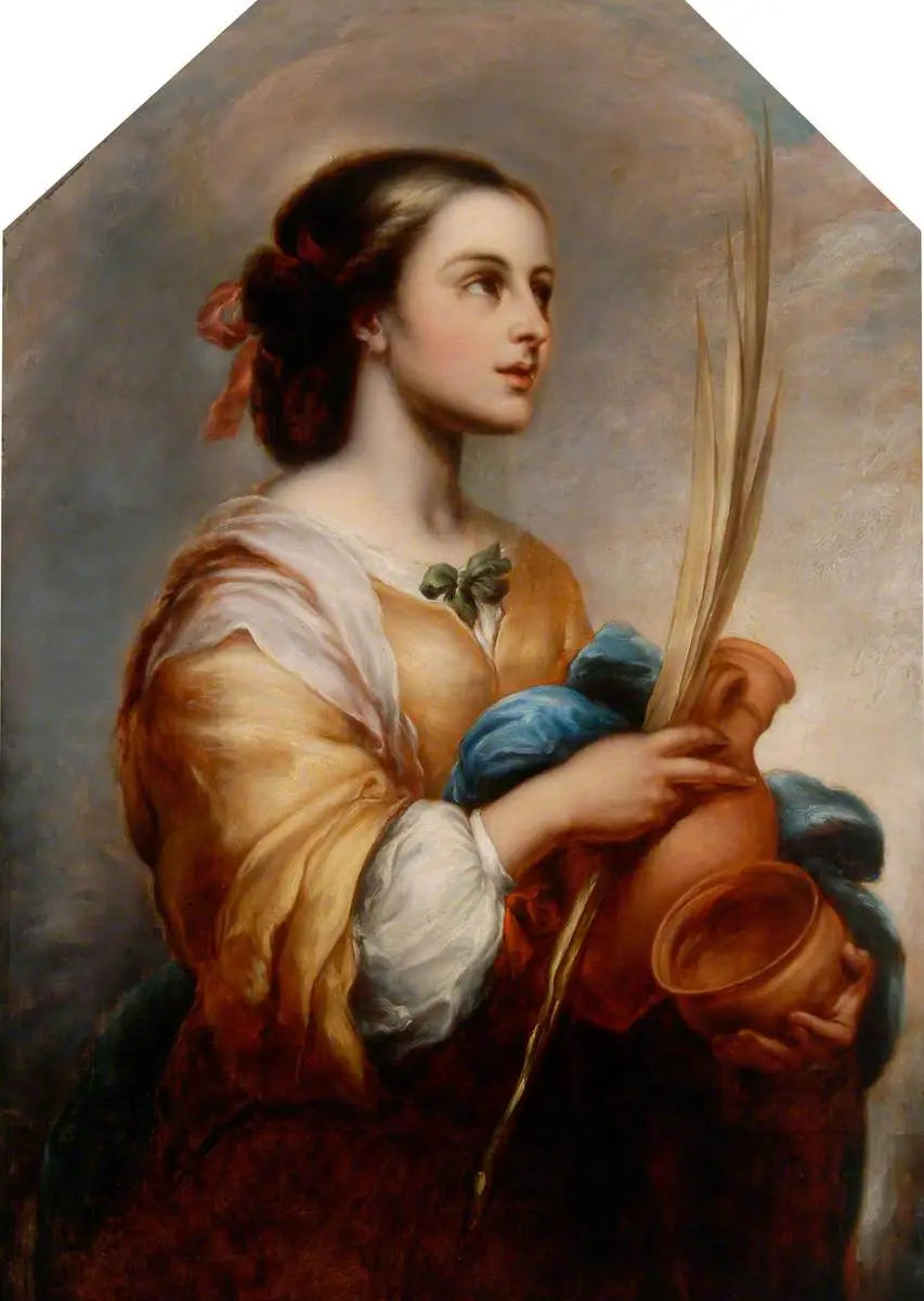 Santa Justa - Bartolomé Esteban Murillo image 1 tableau peint à l’huile sur toile