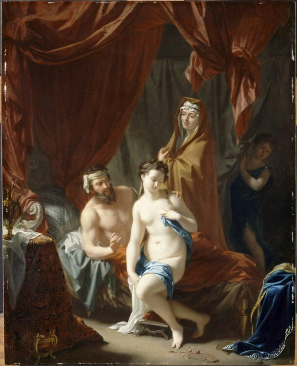 Sarah présentant Agar à Abraham - Philip van Dyck