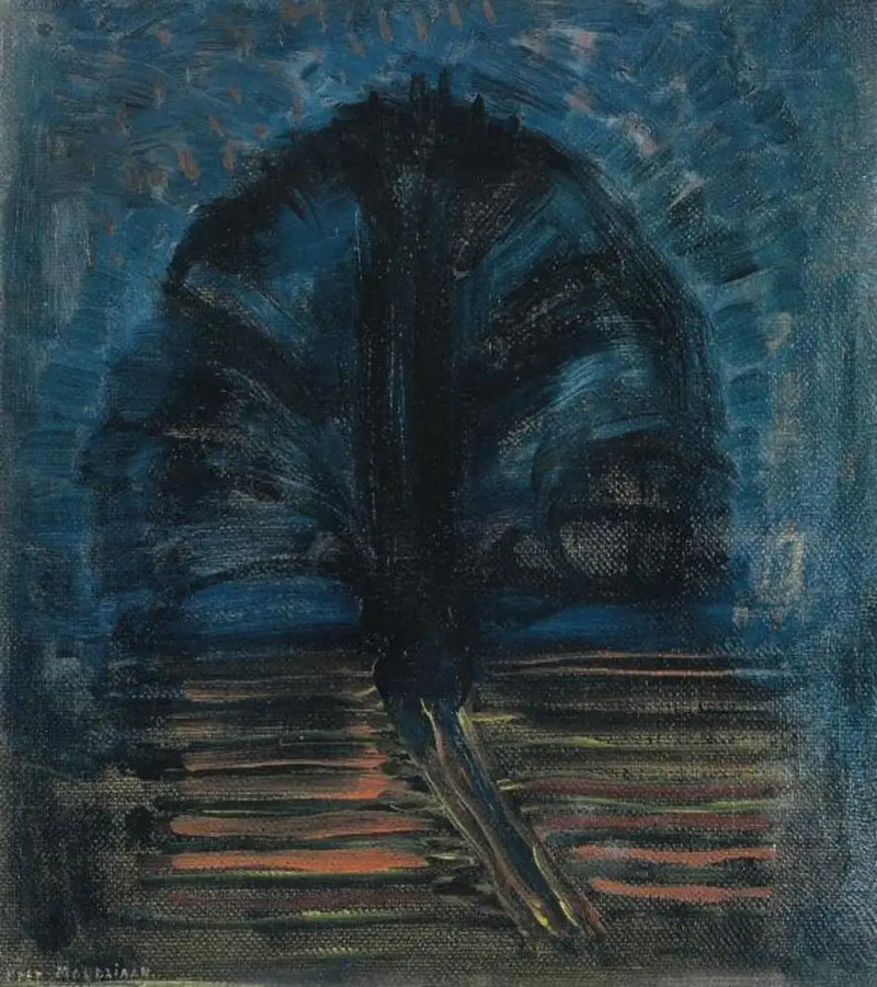 नीला विलो II - पीट मॉंड्रियन