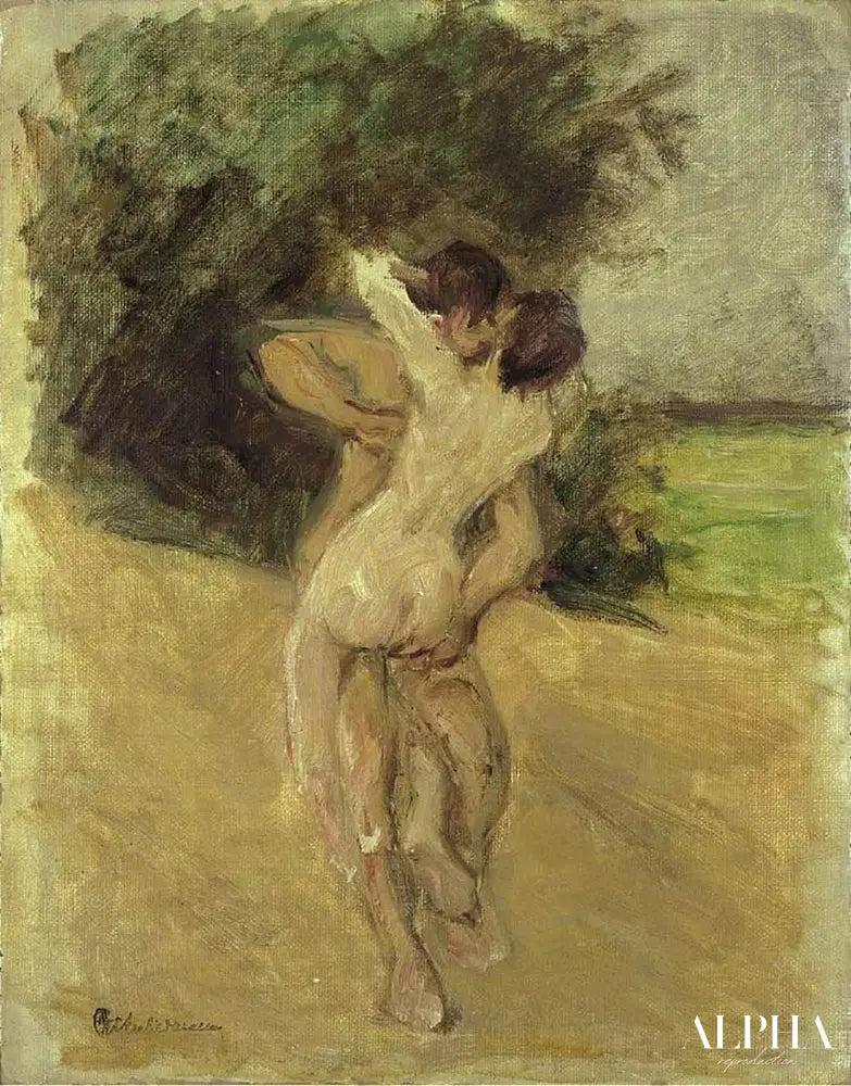 Scène d'amour - Max Liebermann - Reproductions de tableaux et peintures haut de gamme