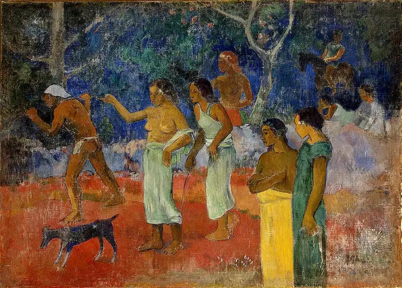 ताहिती जीवन का दृश्य - पॉल गॉगेन