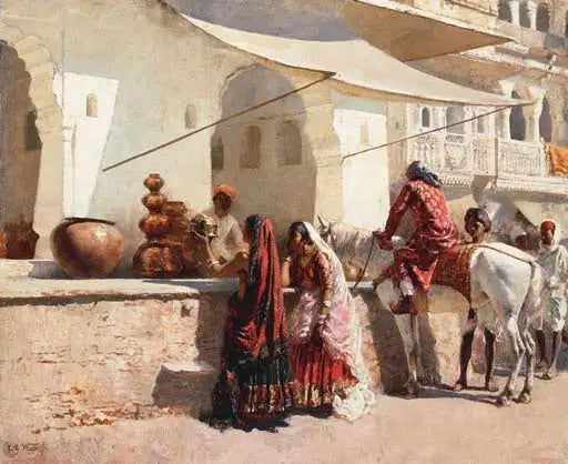 राजस्थान का सड़क दृश्य - एडविन लॉर्ड वीक्स