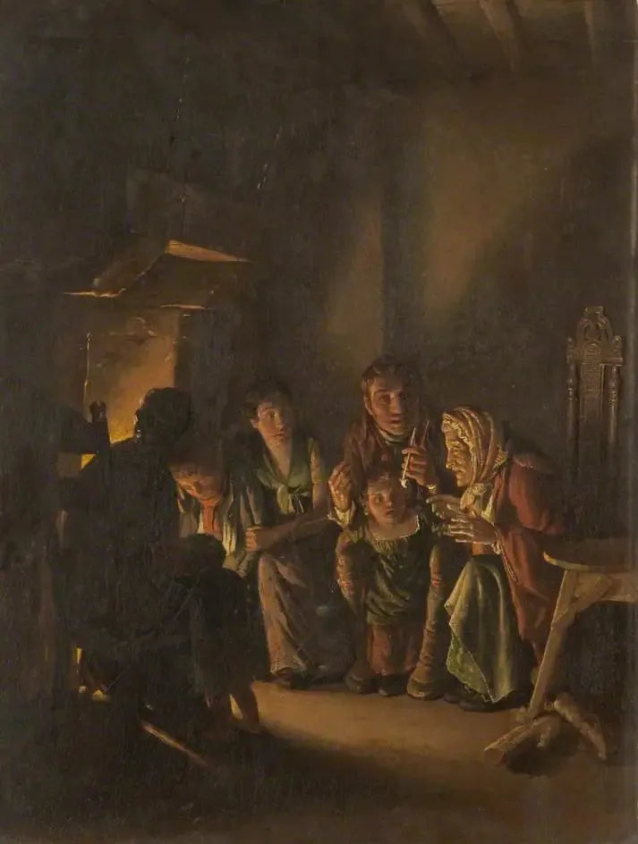 घरेलू दृश्य - डेविड टेनियर्स द ज्यूने