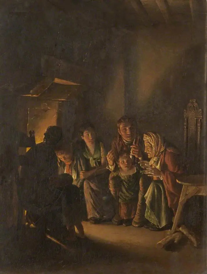 घरेलू दृश्य - डेविड टेनियर्स द ज्यूने