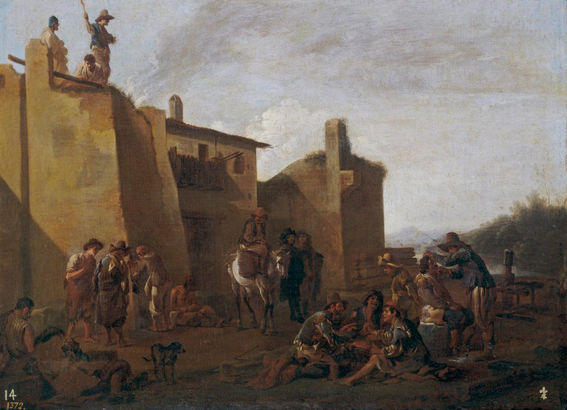 Scène populaire - Jan Miel