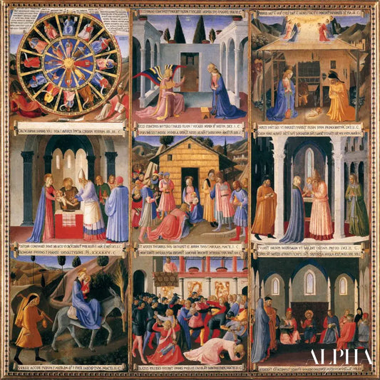 Scènes de la vie du Christ - Fra Angelico - Reproductions de tableaux et peintures haut de gamme