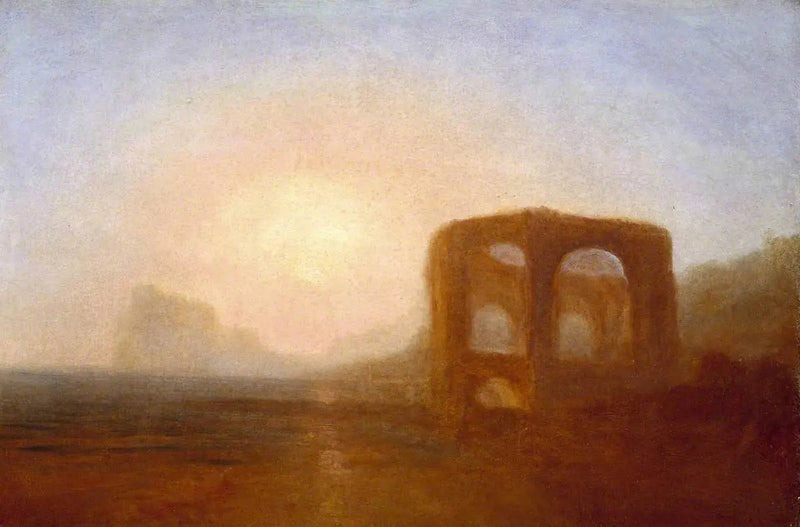 समुद्र तट के खंडहर, शायद बाय ऑफ बायाई - जे. एम. डब्ल्यू. टर्नर
