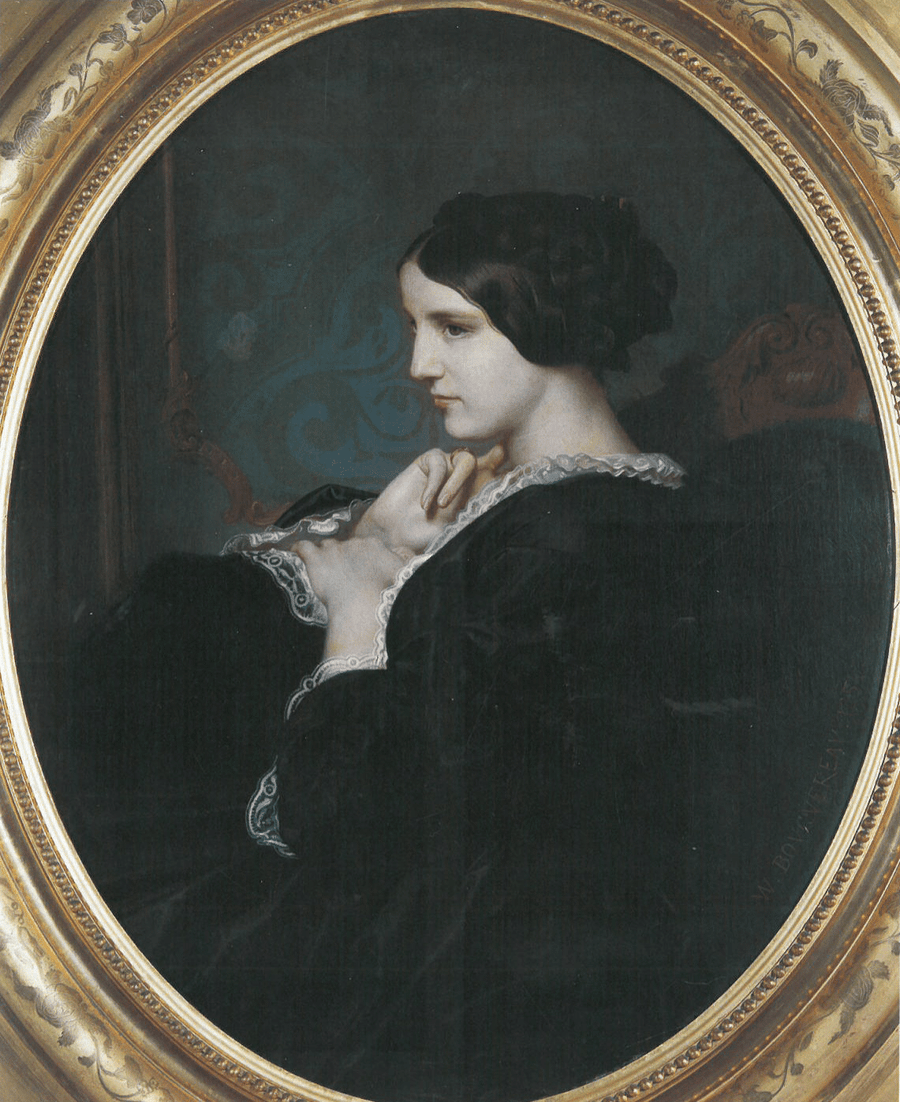 Second portrait de Catherine Bouguereau (1854) - Bouguereau