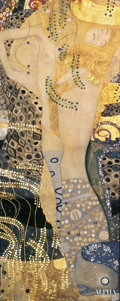 Serpent d'eau II - Gustav Klimt - Reproductions de tableaux et peintures haut de gamme