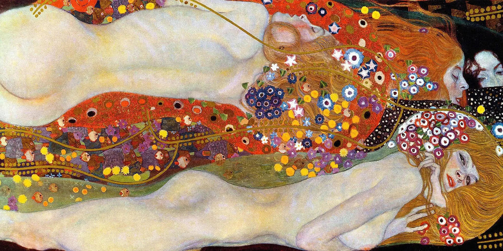 Serpents d'eau II - Gustav Klimt image 1 reproduction artisanale de tableau
