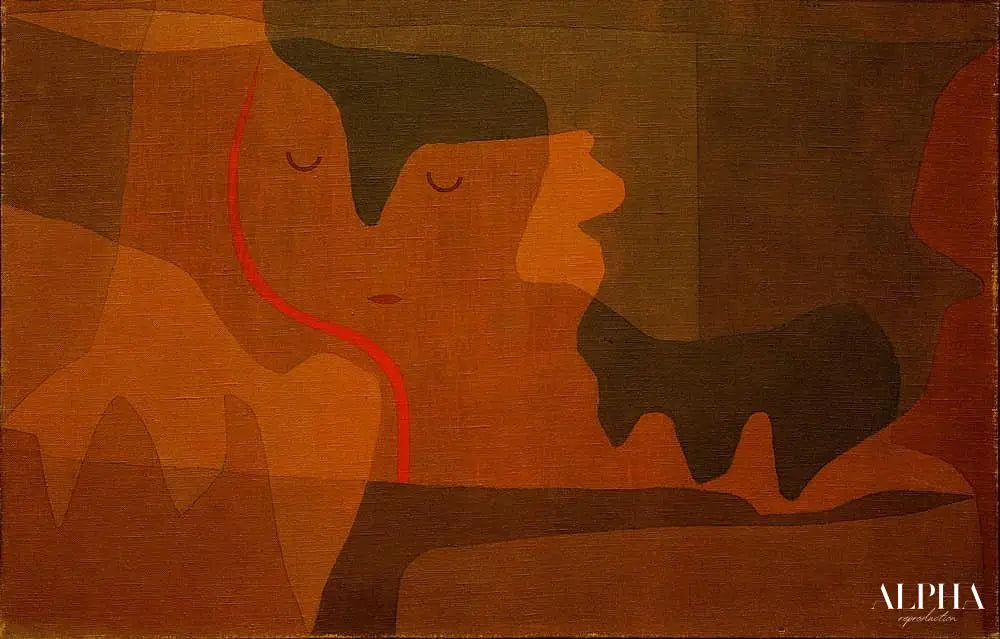 Sesta du Sphinx - Paul Klee - Reproductions de tableaux et peintures haut de gamme