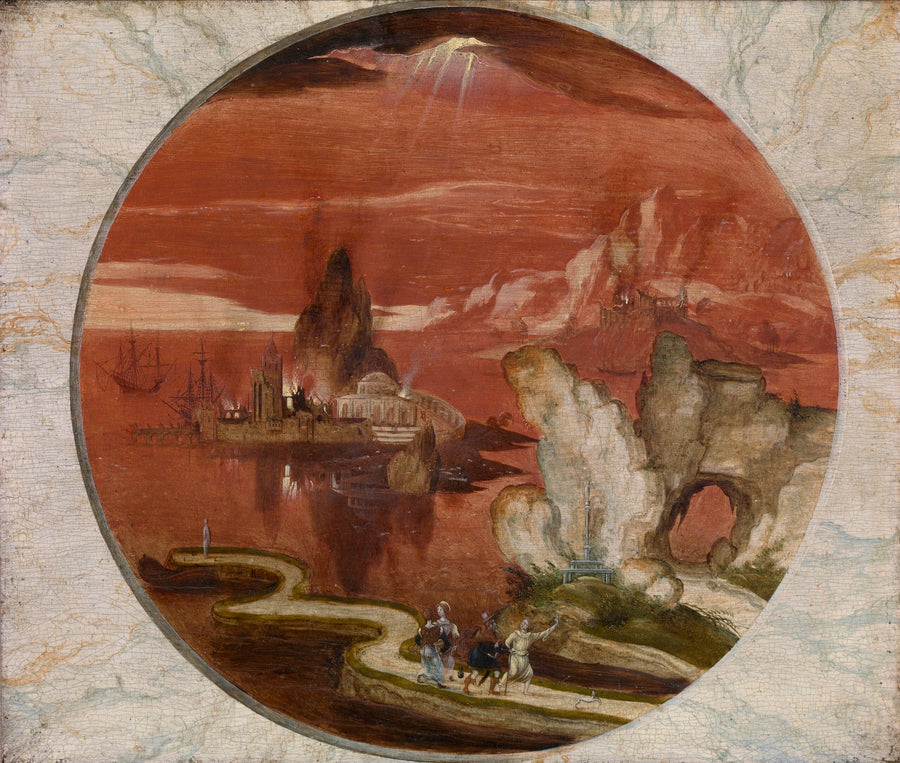 Sodoma et Gomora en feu - Joachim Patinier