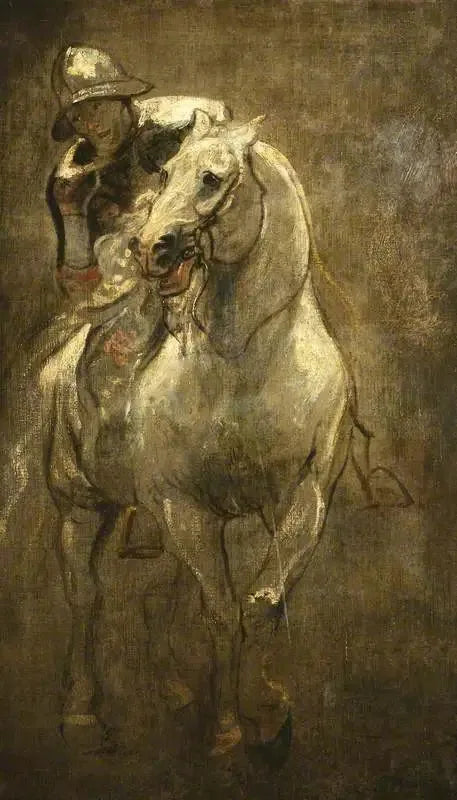 घुड़सवार सैनिक - Antoine van Dyck