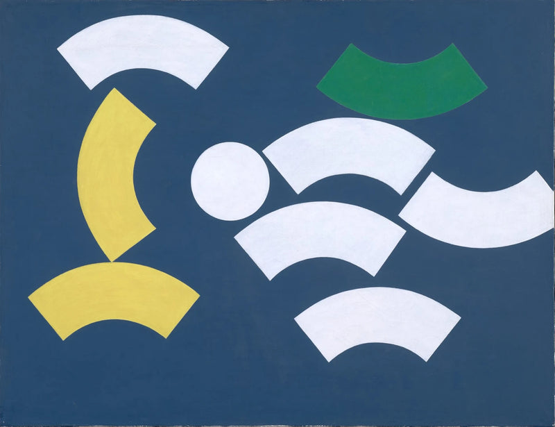 Composition* (1935, version 4) - Sophie Taeuber-Arp