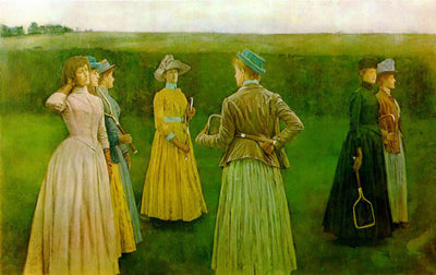 Souvenirs - Tennis sur gazon - Fernand Khnopff - Alpha Reproduction