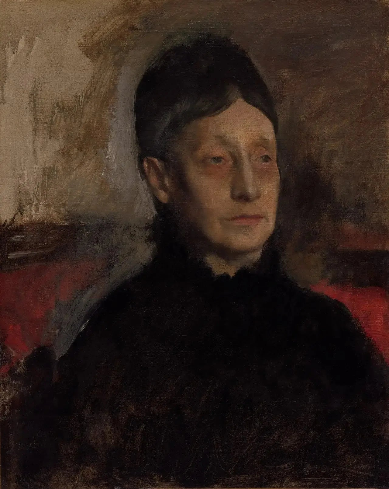 Stefanina Primicile Carafa, marquise de Cicerale et duchesse de Montejasi - Edgar Degas image 1 reproduction artisanale de tableau