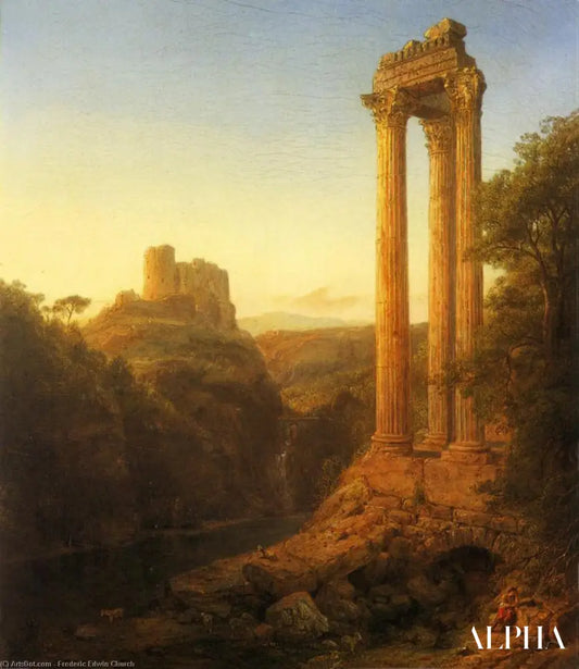 Sunrise In Syria - Frederic Edwin Church - Reproductions de tableaux et peintures haut de gamme