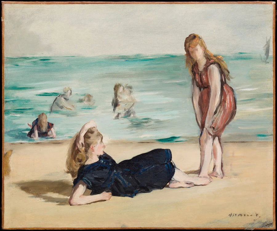 समुद्र तट पर - Édouard Manet