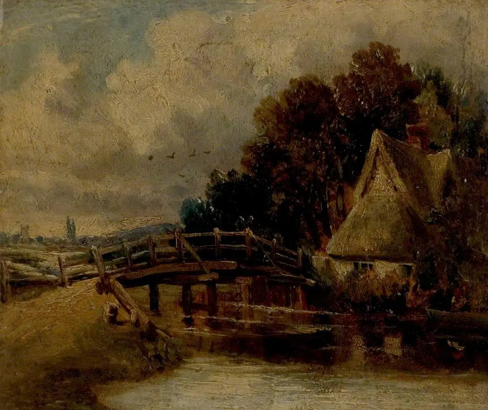 Sur la Stour près d’East Bergholt Sufffolk - John Constable - Alpha Reproduction