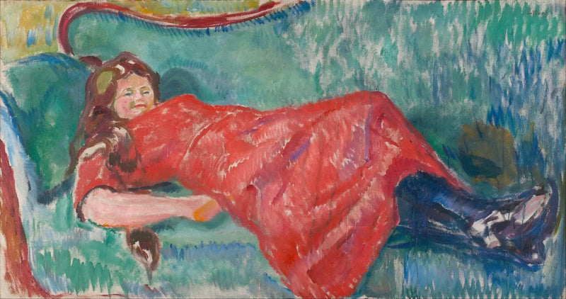 सोफे पर - एडवर्ड मंक