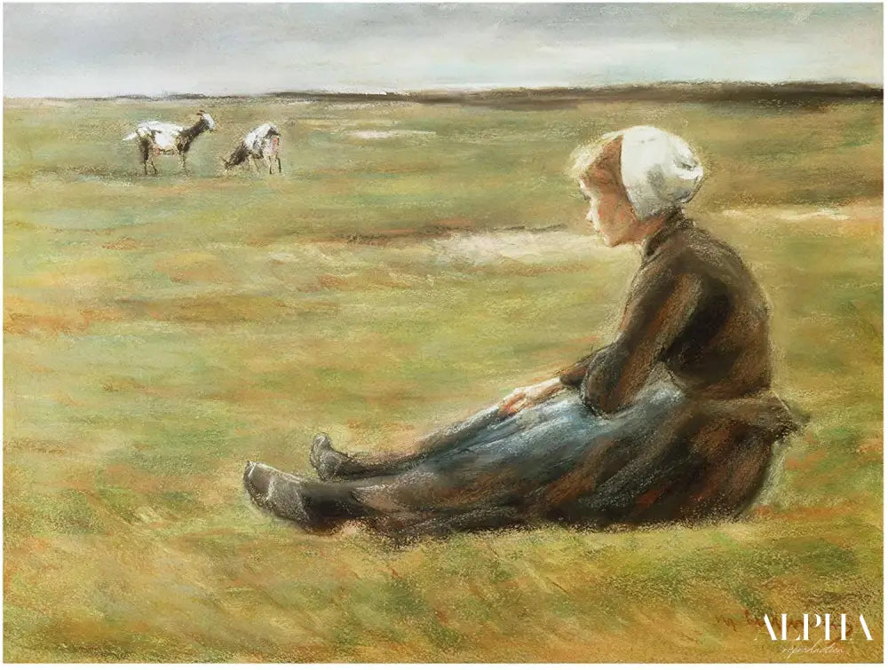 Sur le terrain - Max Liebermann - Reproductions de tableaux et peintures haut de gamme