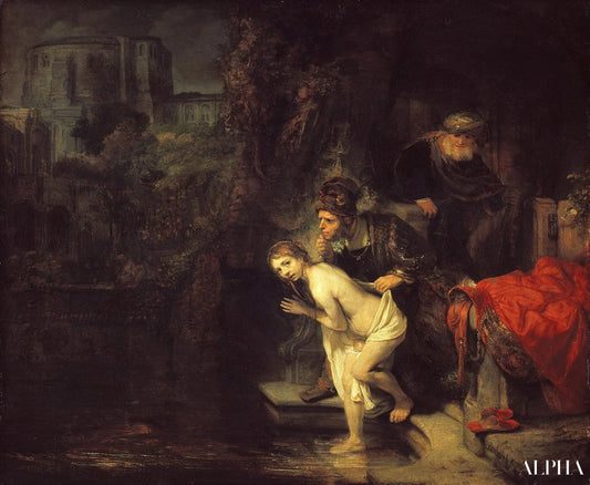 Suzanne et les vieillards - Rembrandt van Rijn - Reproductions de tableaux et peintures haut de gamme