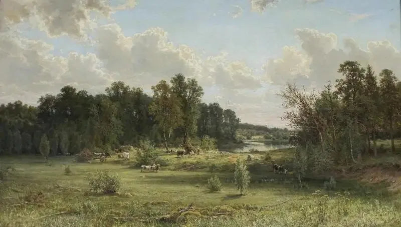 Taillis - Ivan Chichkine image 1 reproduction de peinture à l’huile
